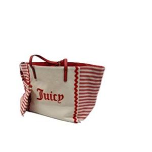 Juicy Couture red stripped Tote Bag NWT